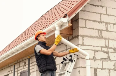 Pose et remplacement de gouttières à Seissan
